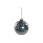 DKD Home Decor Bola de Natal Cristal Estrelas (8 x 8 x 8 cm) - S3024701