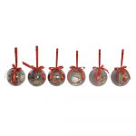 DKD Home Decor Bolas de Natal Rena Pvc (7 Pcs) (7.5 x 7.5 x 7.5 cm) - S3024632