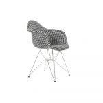 DKD Home Decor Cadeira com Braços Metal Poliéster (63 x 61 x 83 cm) - S3023792