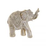 DKD Home Decor Figura Decorativa Elefante Resina (17 x 7.5 x 15 cm) - S3016742