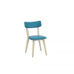 DKD Home Decor Cadeira de Sala de Jantar Azul Poliuretano Metal (51 x 46 x 76 cm) - S3022817