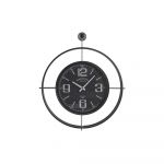 DKD Home Decor Relógio de Parede Cristal Preto Ferro (64 x 9 x 73 cm) - S3026685