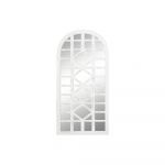 DKD Home Decor Espelho de Parede Branco Cristal Madeira MDF (91 x 2.5 x 182 cm) - S3019297