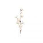 DKD Home Decor Flor Decorativa Branco Poliéster (40 x 10 x 135 cm) - S3020178