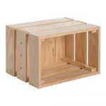 Astigarraga Caixa de Pinho Maciço Home Box sem Barniz 38,4x25,6x28cm