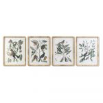 DKD Home Decor Pintura Plantas Botânicas (50 x 2,5 x 65 cm) (4 Unidades) - S3028414