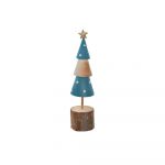 DKD Home Decor Árvore de Natal Madeira de Paulónia (5 x 5.5 x 15 cm) - S3024828