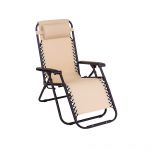 Oxford Cadeira Extensível Bege 95x65x106cm 95x65x106cm - 127459