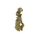 DKD Home Decor Figura Decorativa Dourado Resina Colonial (13,5 x 10 x 30 cm) - S3029868