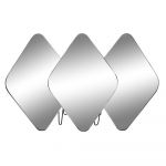 DKD Home Decor Espelho de Parede Preto Metal (110 x 6 x 70 cm) - S3029679