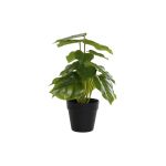 DKD Home Decor Planta Decorativa Preto Verde Pvc Pp (20 x 20 x 30 cm) - S3030551