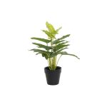 DKD Home Decor Planta Decorativa Preto Verde Pvc Pp Lírio (25 x 25 x 30 cm) - S3030548