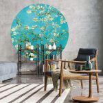 Wallart Papel de Parede Circular "almond Blossom" 190 cm - 440355