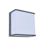 Candeeiro de Parede Exterior LED Telin 1600lm Aluminio Cinzento