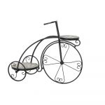 DKD Home Decor Plantador Bicicleta Cerâmica Mosaico Preto Forja (70 X 28 X 57 cm) - S3032973