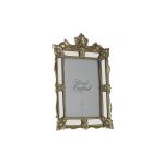 DKD Home Decor Moldura de Fotos Espelho Champanhe Cristal Resina Shabby Chic (18,7 x 2 x 27,7 cm) - S3034805