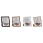 DKD Home Decor Moldura de Fotos Cristal Natural Castanho Cinzento Escuro Marfim Ps Tradicional (25 x 1,5 x 30 cm) (4 Unidades) - S3034778