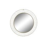 DKD Home Decor Espelho de Parede Espelho Dourado Metal (80 x 8 x 80 cm) - S3033671