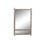 DKD Home Decor Espelho de Parede Cristal Natural Madeira de Paulónia (47 x 8 x 70 cm) - S3032358