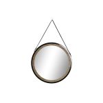 DKD Home Decor Espelho de Parede Metal Cobre Pu (38 x 2 x 60 cm) - S3029569