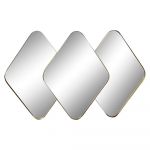 DKD Home Decor Espelho de Parede Espelho Dourado Metal (110 x 6 x 70 cm) - S3029552