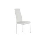 DKD Home Decor Cadeira de Sala de Jantar Metal Branco Pu (52 x 44 x 96 cm) - S3034111
