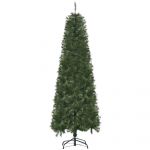 Homcom Árvore de Natal Artificial 180cm Ignífugo com 493 Ramos Folhas de Pvc Abertura Automática Base Dobrável e Suporte Metálico Verde