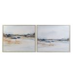 DKD Home Decor Pintura Abstrato Moderno (104 x 4 x 83,5 cm) (2 Unidades) - S3028250