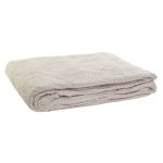 DKD Home Decor Colchas 8424001814473 Ondas Bege Poliéster Algodão (240 x 260 x 1 cm) - S3027166