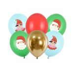Partydeco Balões Látex Candyland de Natal - 530009288