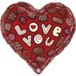 Grabo Balão Foil 30" Love You Chocolates - 460025242