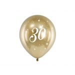 Partydeco Balões Látex 30 Anos Glossy Gold - 530168374