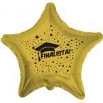 Xiz Party Supplies Balão Foil 18" Finalistas Estrela Dourado - 140000054