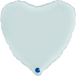 Grabo Balão Foil 18" Coração Pastel Blue Satin - 461800004
