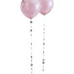 Gingerray 5 Fitas para Balões Happy Birthday - 340000387