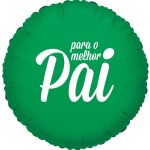 Xiz Party Supplies Balão Foil 18" para o Melhor Pai Verde - 140000049