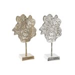 DKD Home Decor Figura Decorativa Flor Alumínio (22 x 10 x 38 cm) (2 Unidades) - S3027603