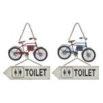 DKD Home Decor Figura Decorativa Bicicleta (25 x 27 x 4 cm) (2 Unidades) - S3029457