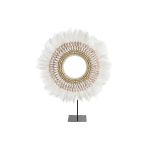DKD Home Decor Figura Decorativa Ferro Pluma (50 x 12,5 x 59 cm) - S3029268