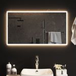Espelho de Casa de Banho com Luzes LED 90x50 cm - 151770