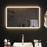 Espelho de Casa de Banho com Luzes LED 80x50 cm - 151767