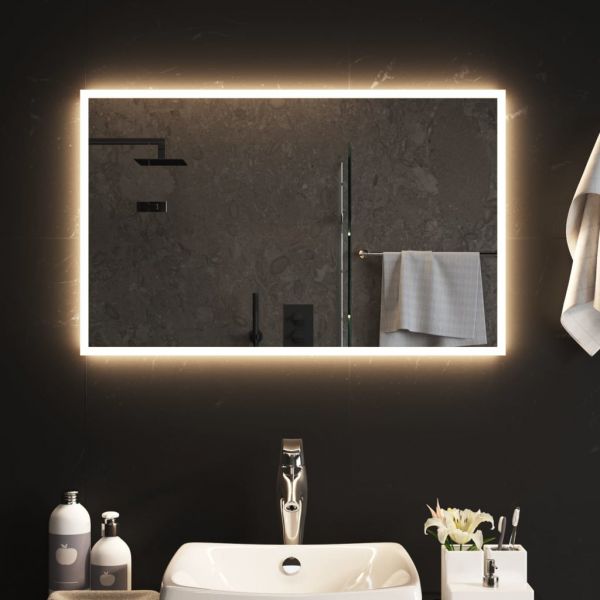 Espelho com iluminação LED L15 para casa de banho