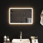 Espelho de Casa de Banho com Luzes LED 60x40 cm - 151763