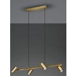 Candeeiro de Teto Suspenso Marley 4 Lâmpadas Gu10 35w Dourado