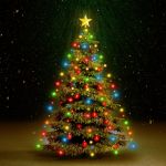 Cordão de Luzes Árvore de Natal 210 Luzes LED 210 cm Colorido - 328883