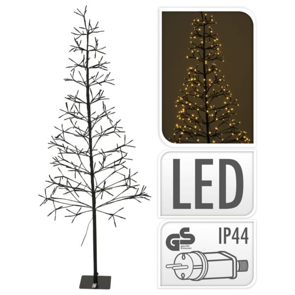 Árvore Natal Led /Neve Line H210 cm