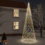 Árvore de Natal com Espigão 3000 Luzes LED 800 cm Colorido - 343580