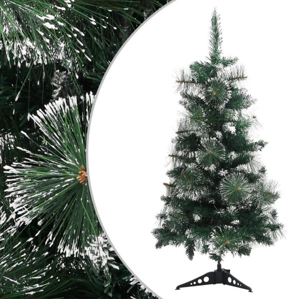 Árvore de Natal Artificial com Suporte 90 cm Pvc Verde e Branco - 340540 |  Kuantokusta