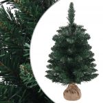 Árvore de Natal Artificial com Suporte 60 cm Pvc Verde - 340537