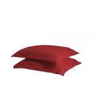 Bed Couture Fronhas em Twill Pack de 2 Vermelho 65 x 65 cm